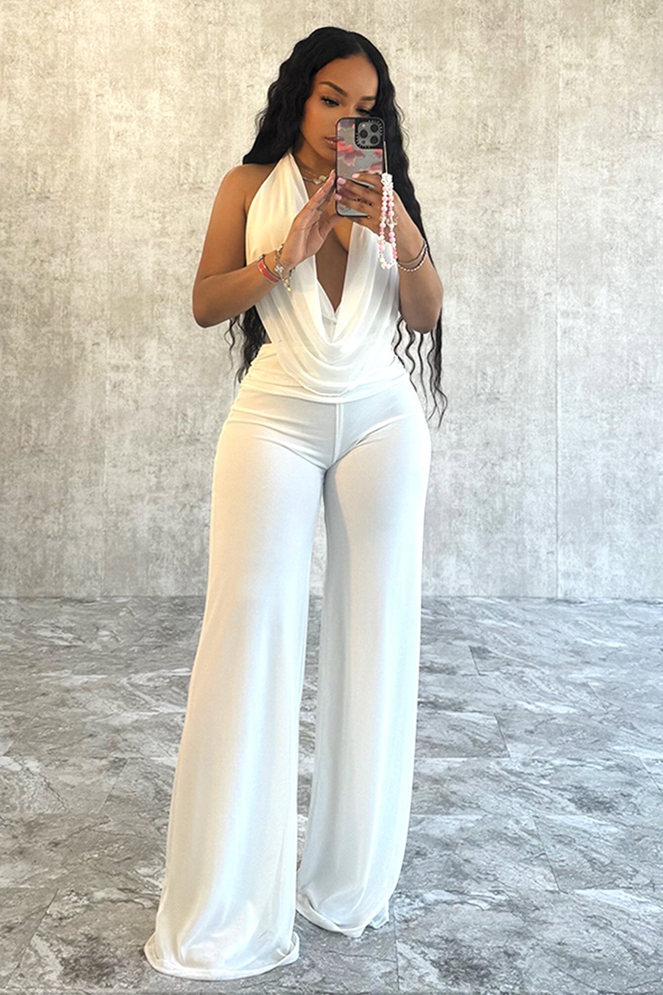 Deimante - Cowl Neck Jumpsuit