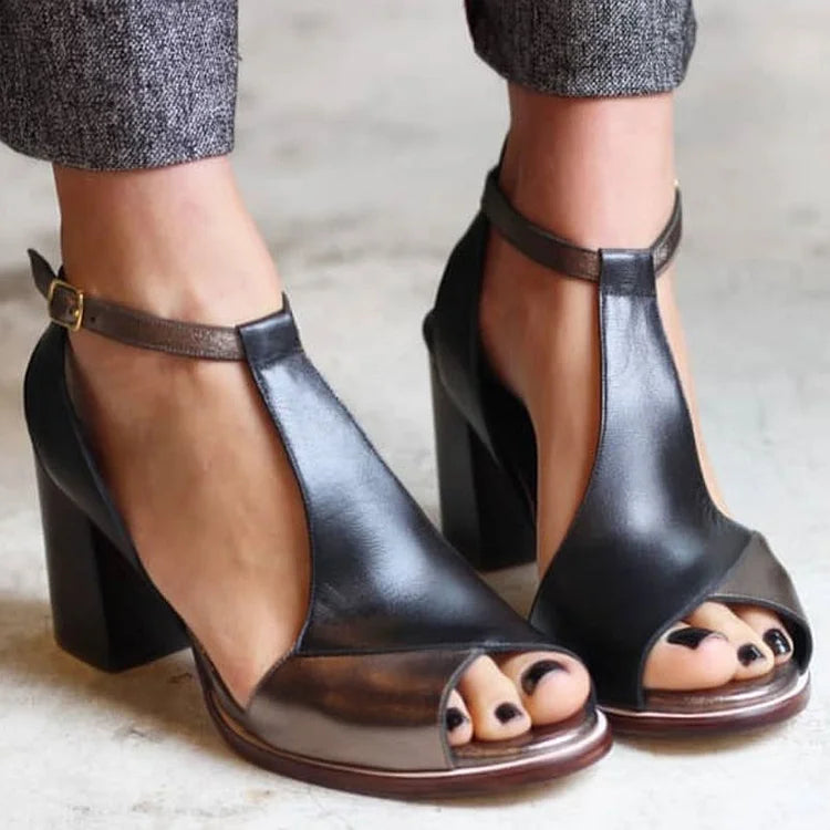 Létizie | Elegant Low-Heel Sandals