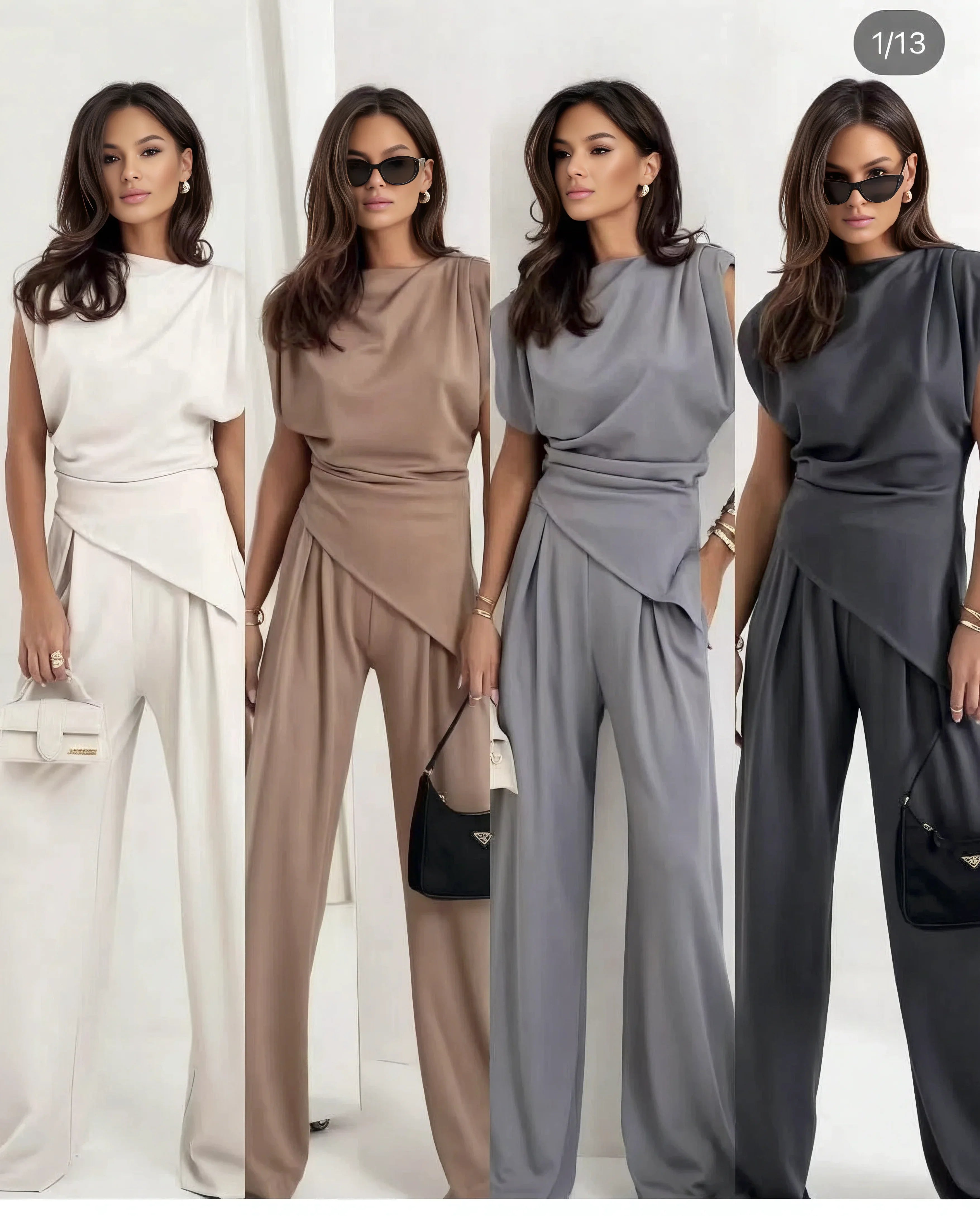Star Sleeveless Casual Two Piece Set