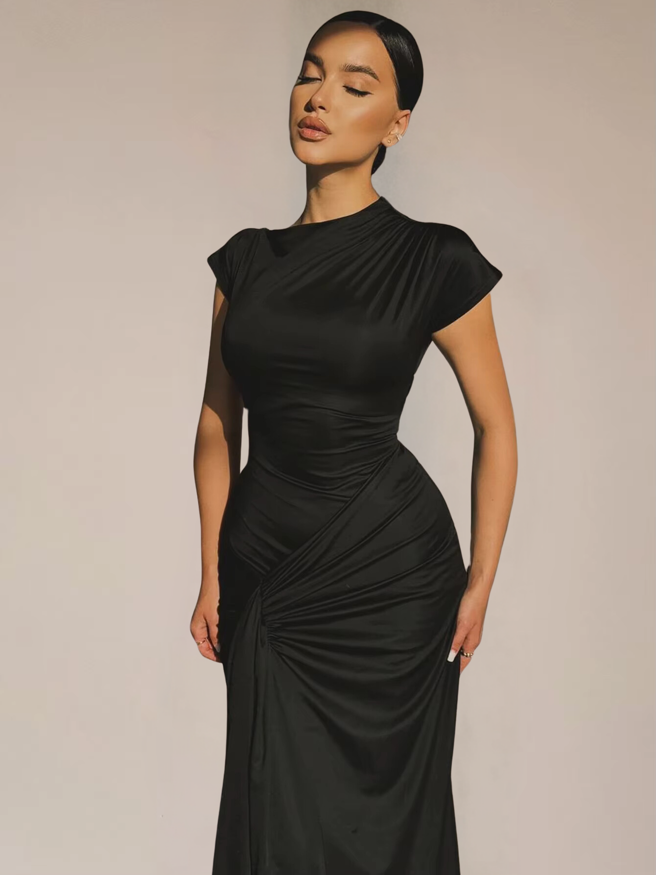Mirabelle Gown | Cinched Waist Maxi Dress