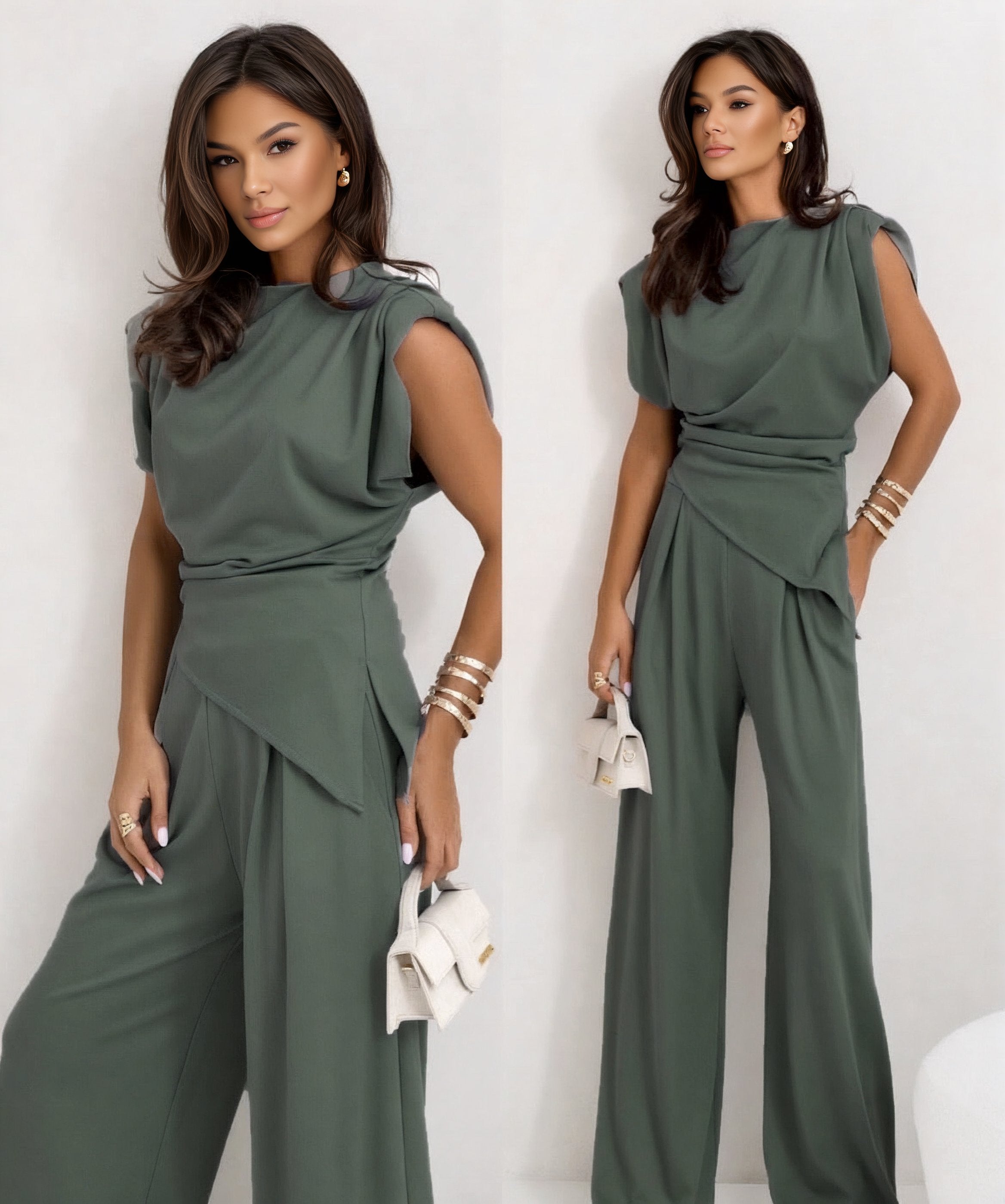 Star Sleeveless Casual Two Piece Set