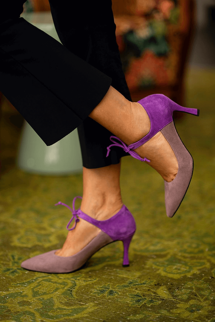 Lucrezia | Lace-Up Ankle Pumps