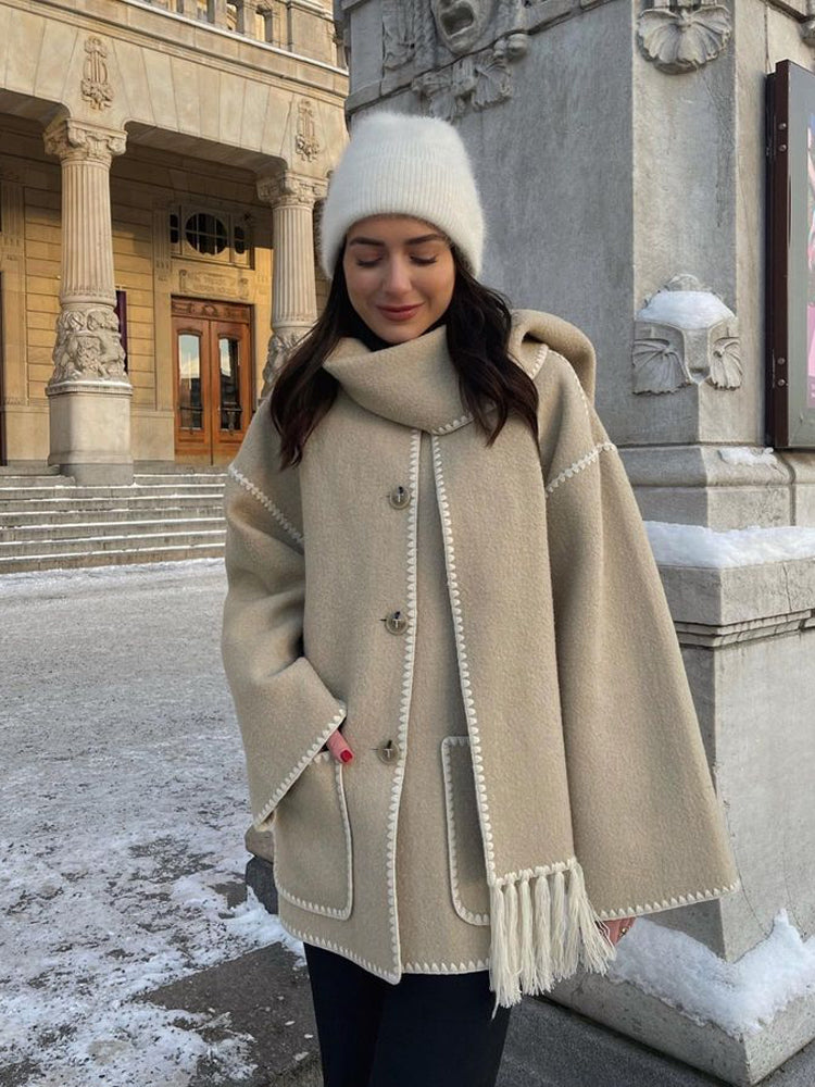 Jolie Scarf Coat