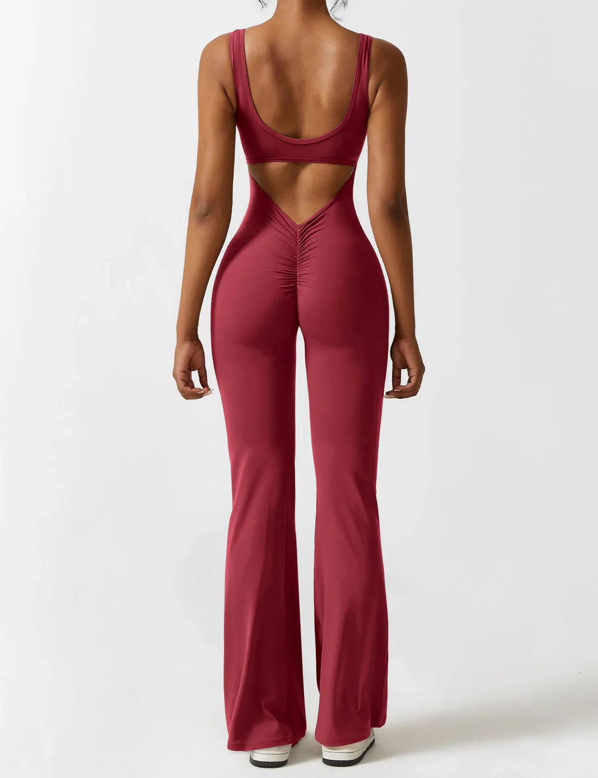 KIARA SleekLift - Sleeveless Flare Jumpsuit