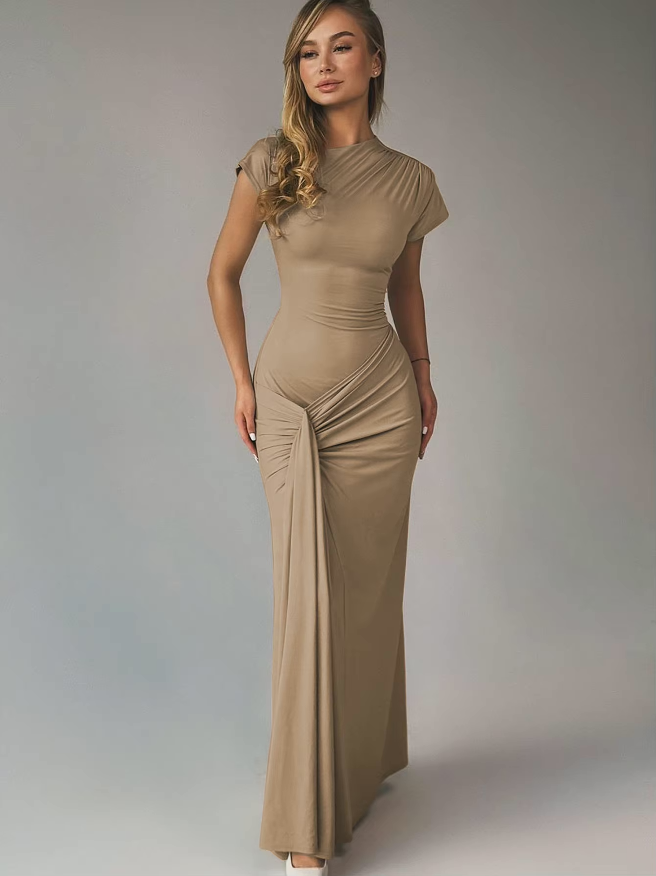 Mirabelle Gown | Cinched Waist Maxi Dress