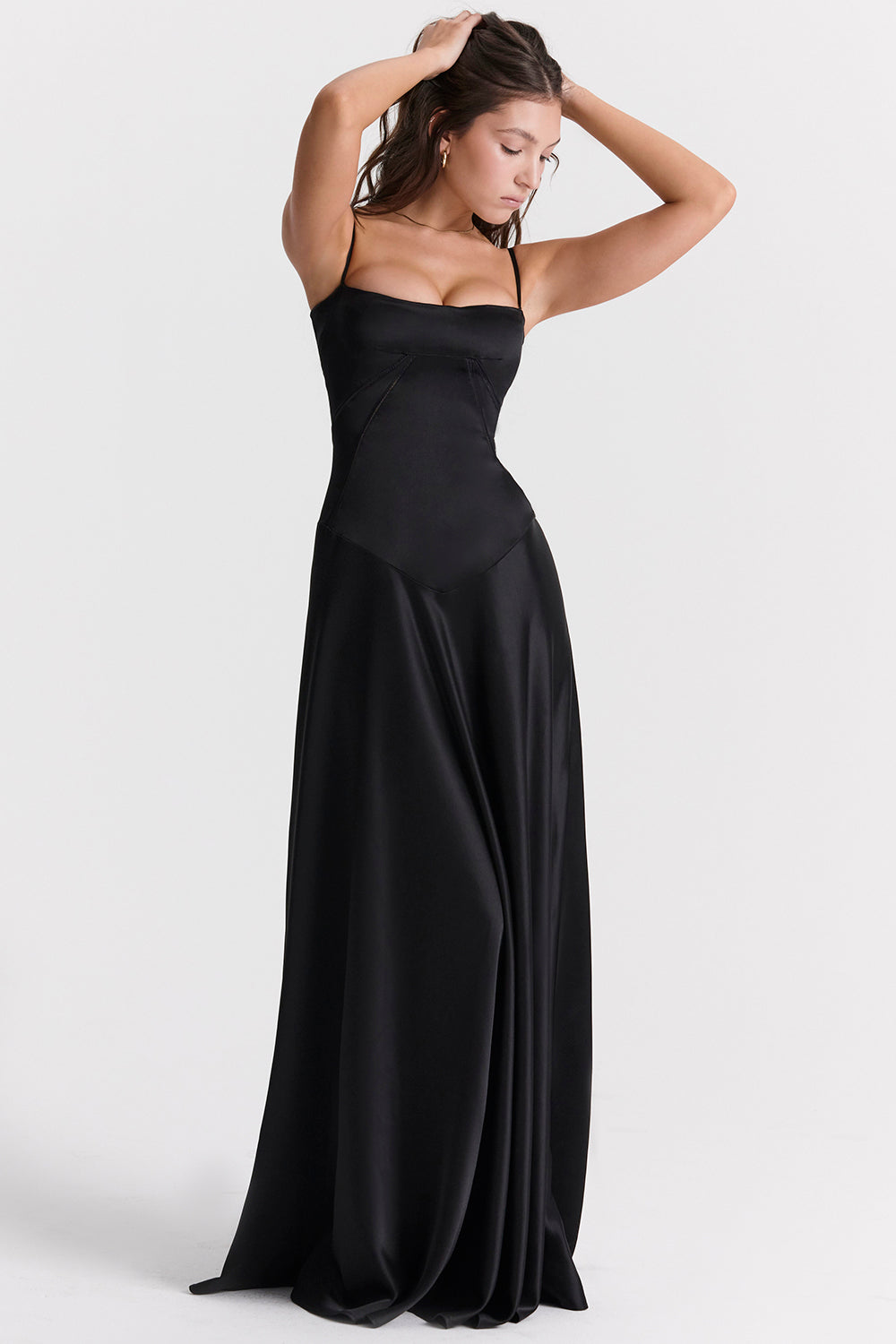 ANABEL LONG BLACK DRESS