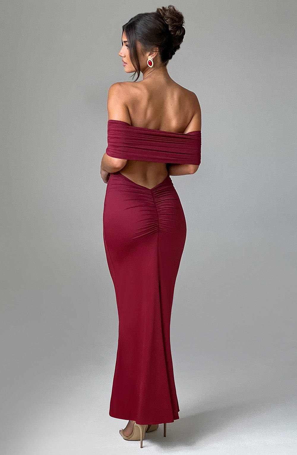 Amélie long dress - Burgundy