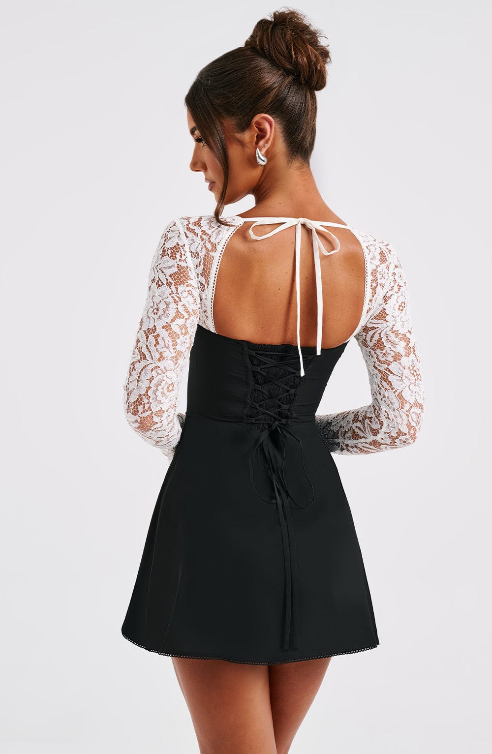 Yulia - Mini Dress - Black/White