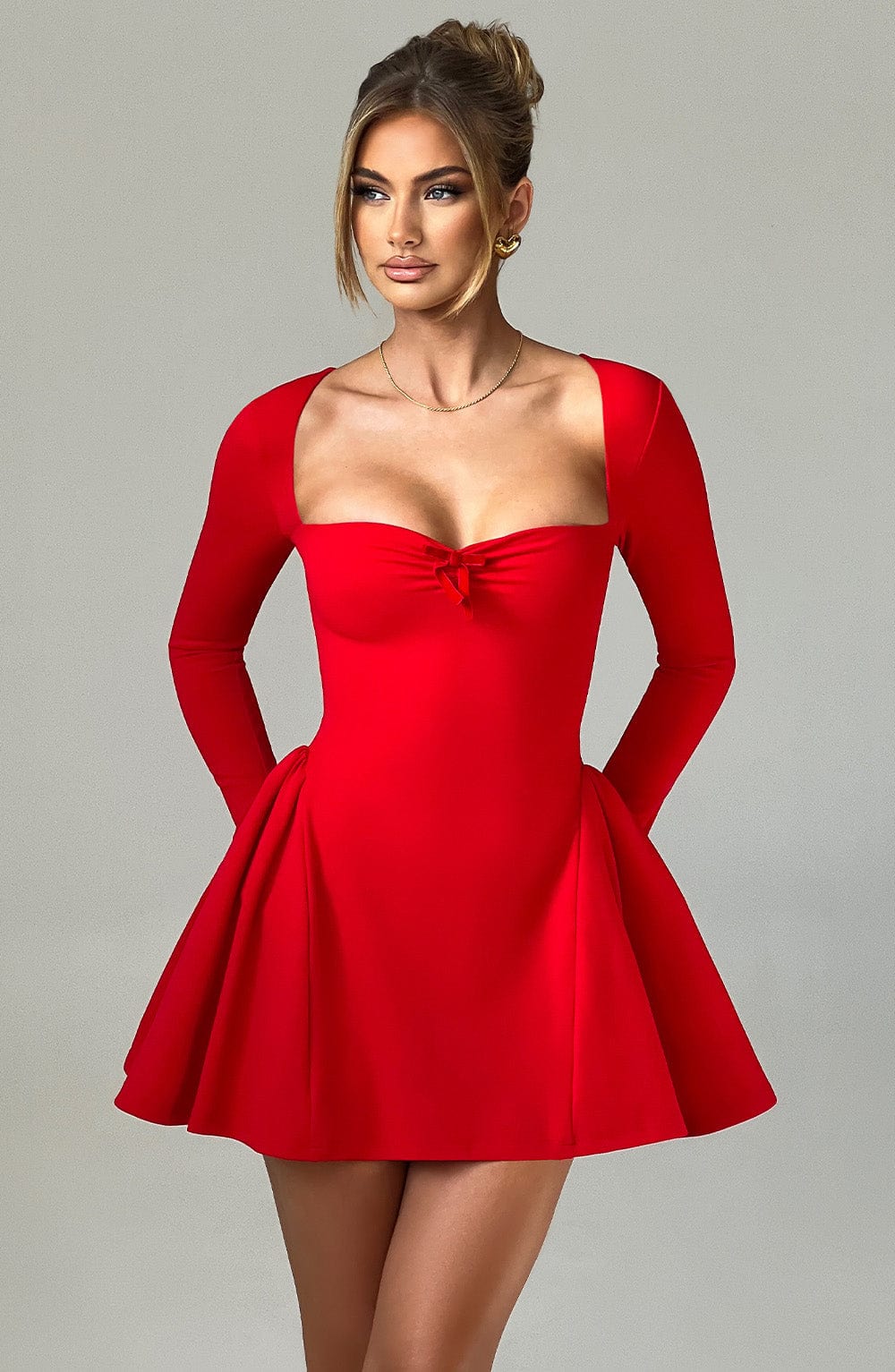 Mini robe Lexa - Rouge
