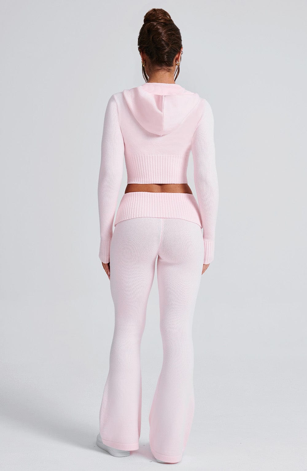 Donna Knit Hoodie zipper and pant set