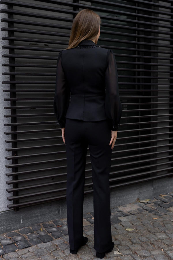 Myara Two-Piece Set with Matching Top and Pants Premium | Jolie Étoile |