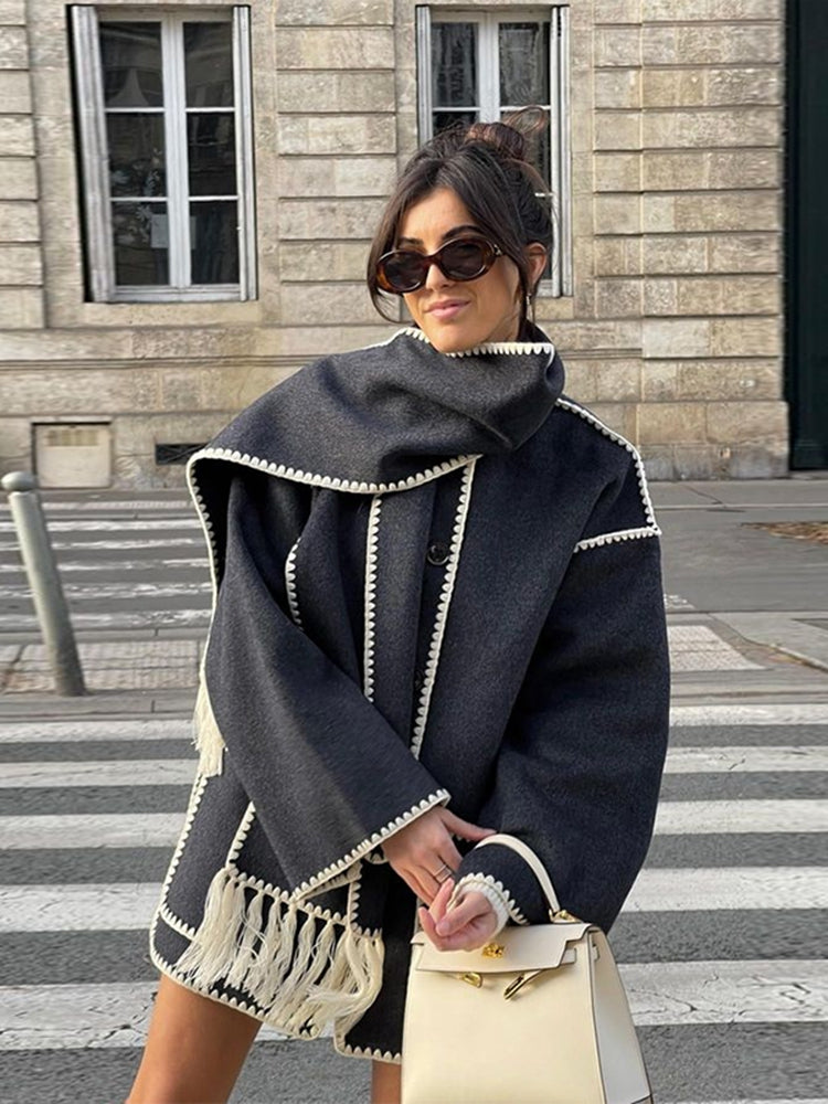 Jolie Scarf Coat