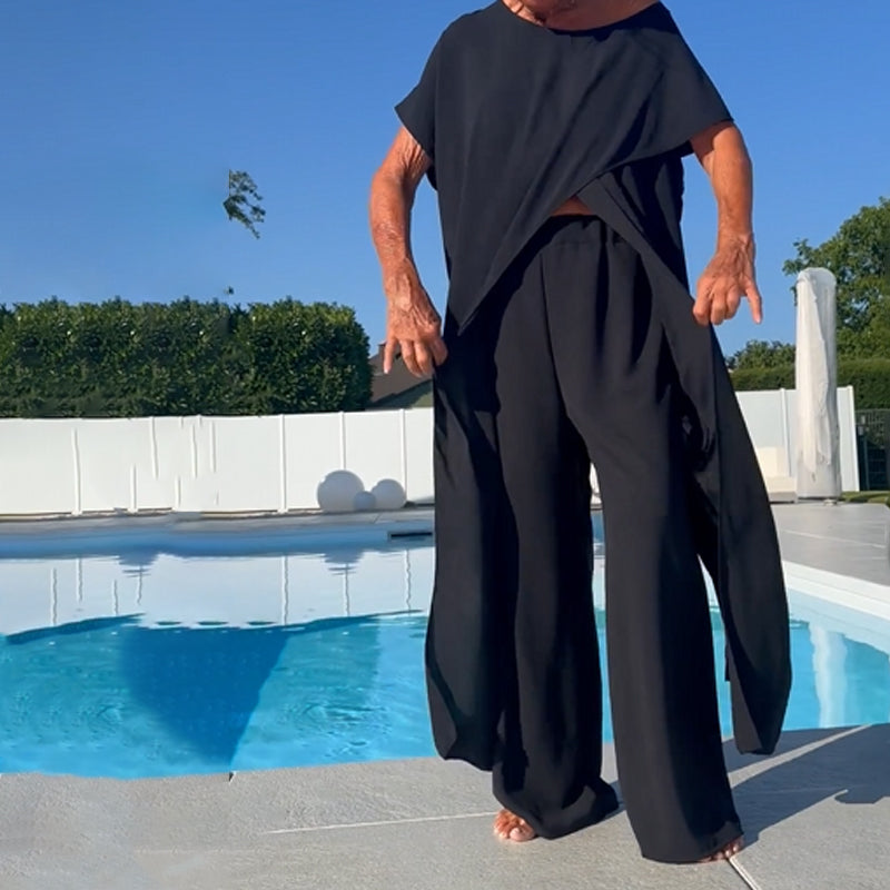Viola - Off-Shoulder Top and Pants Set