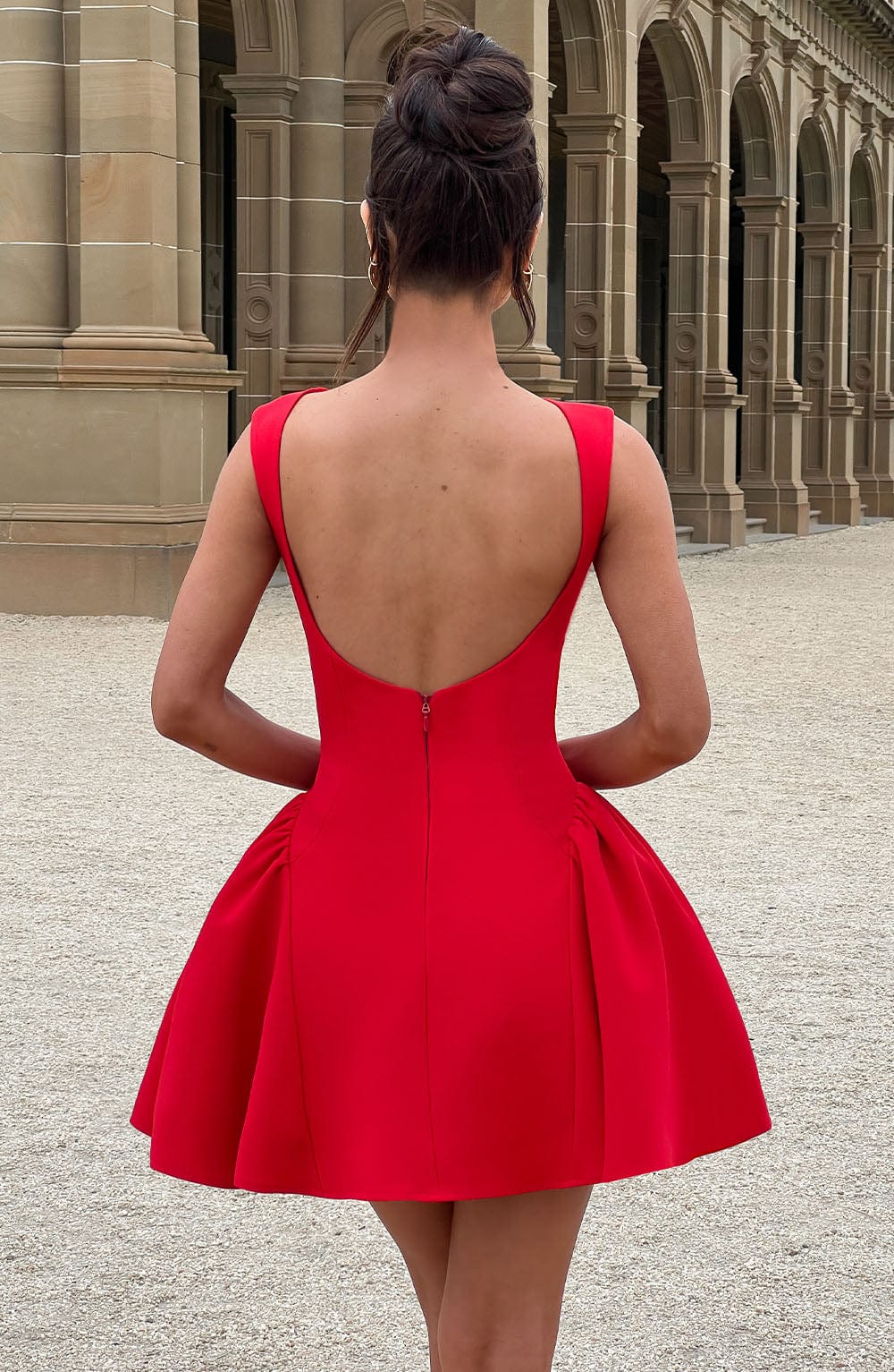 BEA Mini dress - Red and white