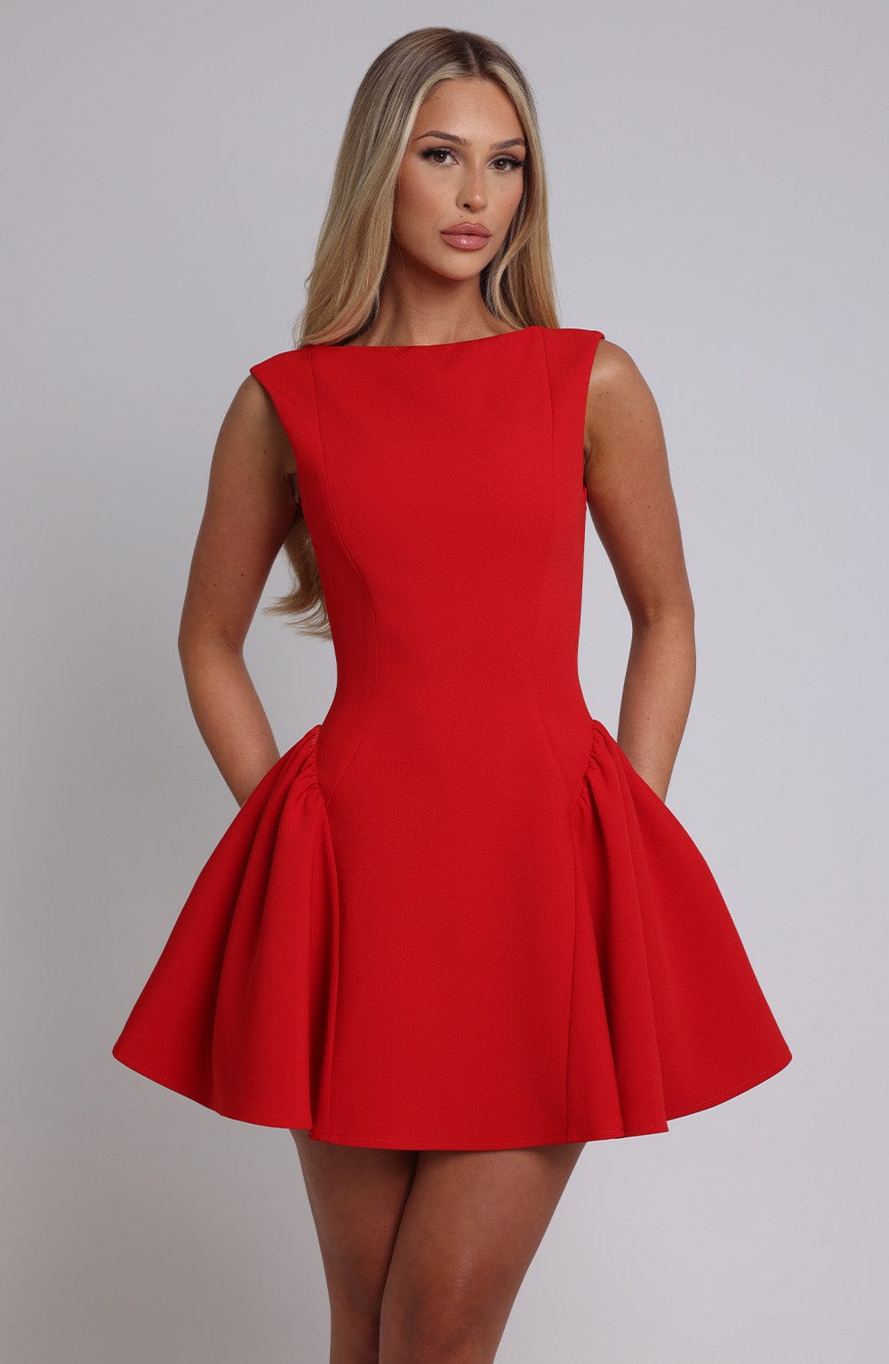 BEA Mini dress - Red and white