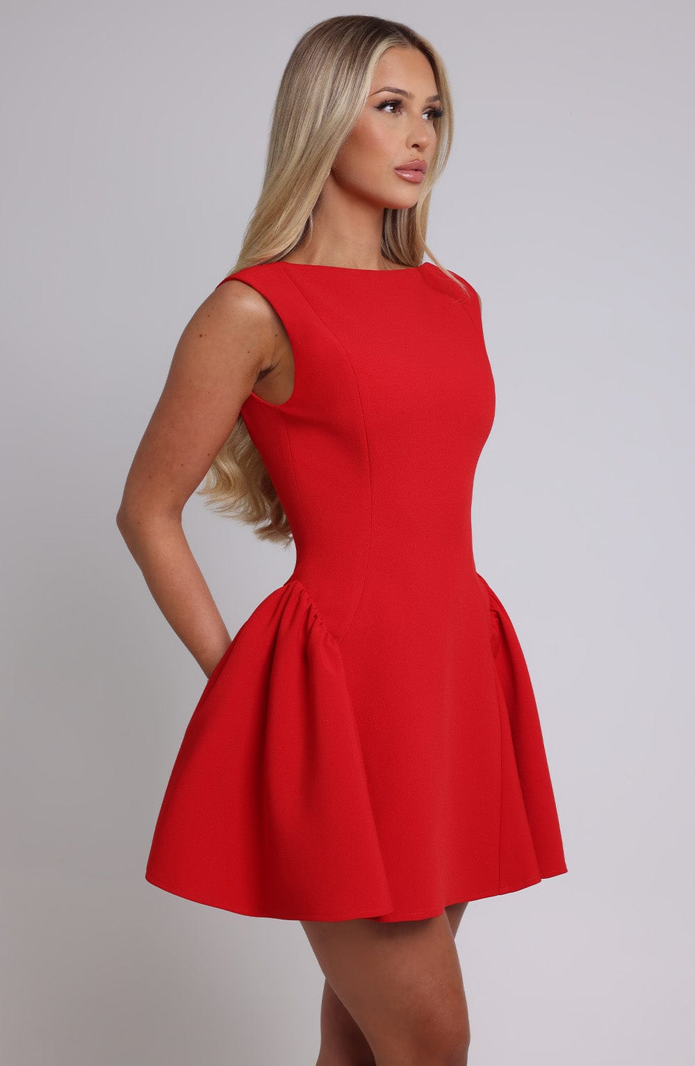 BEA Mini dress - Red and white