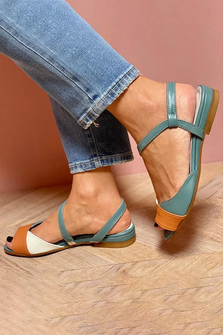 Elena | Color-Block Sandals