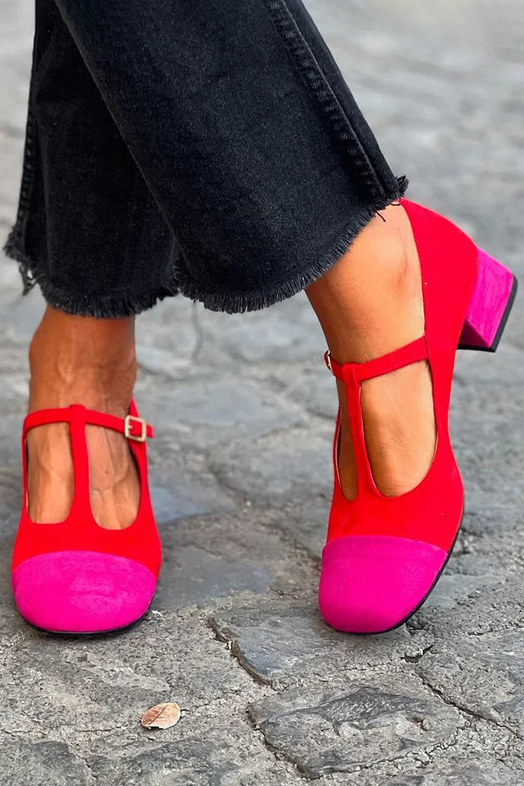 Viviana | Contrast Mary Janes