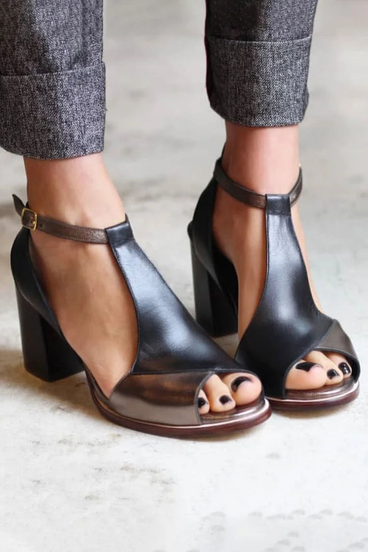 Létizie | Elegant Low-Heel Sandals