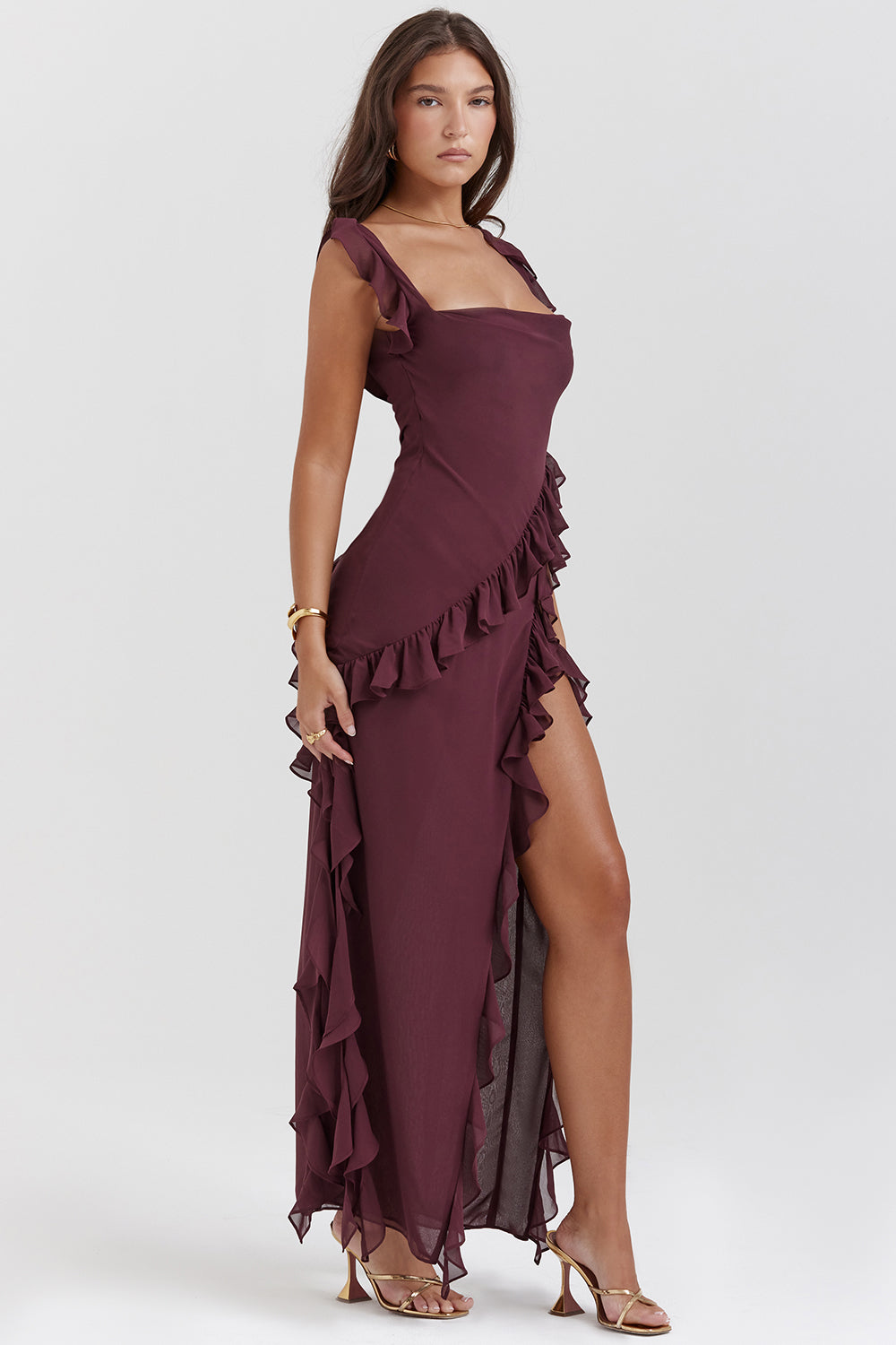 Cruz | Dazzling Ruffle Dress
