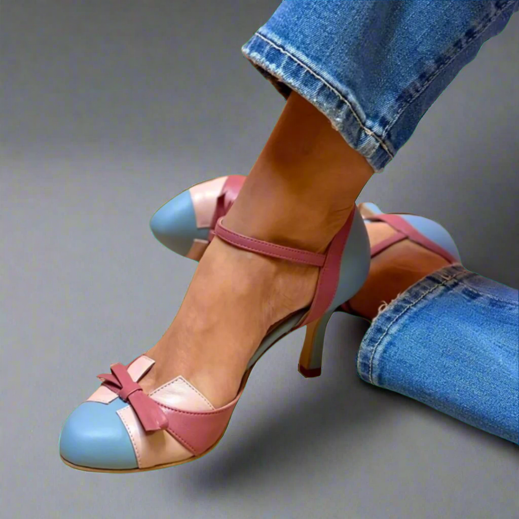Dalia | Multicolored Strap Pumps