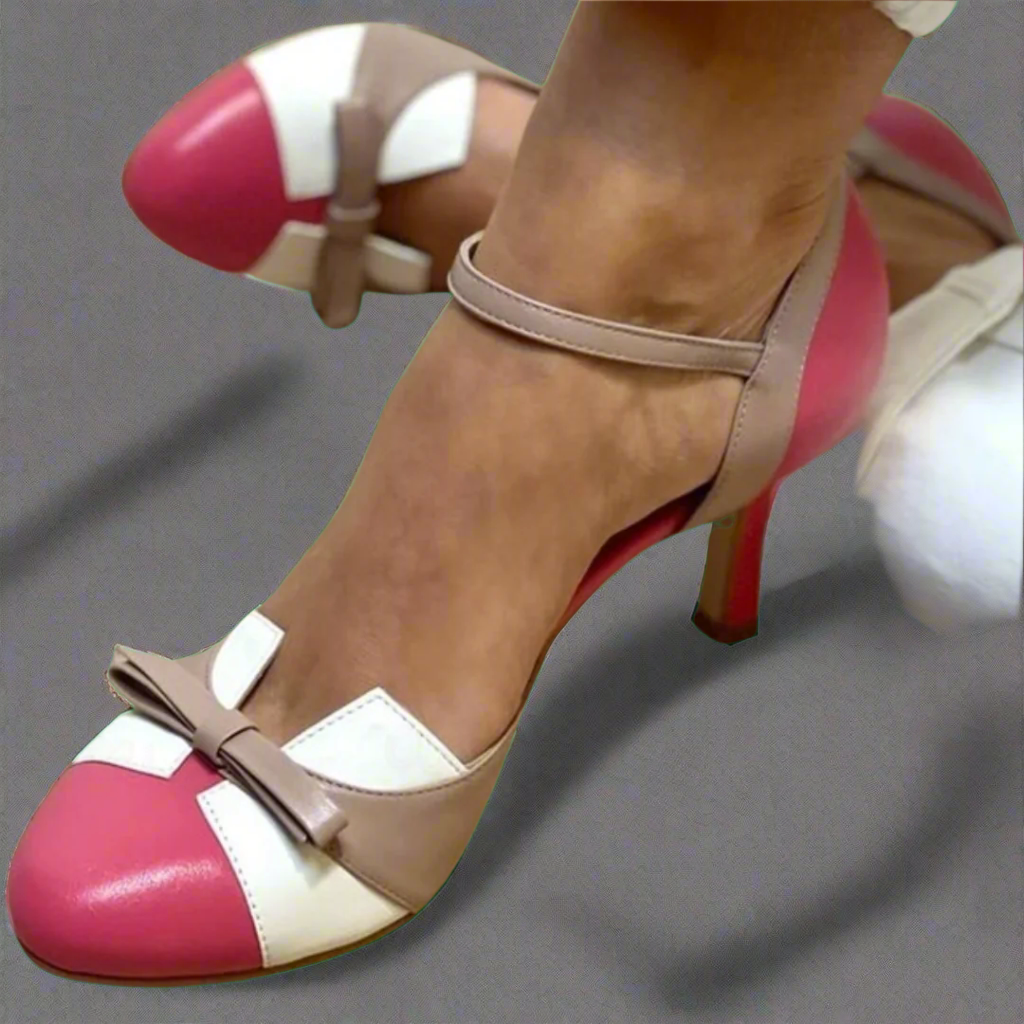 Dalia | Multicolored Strap Pumps