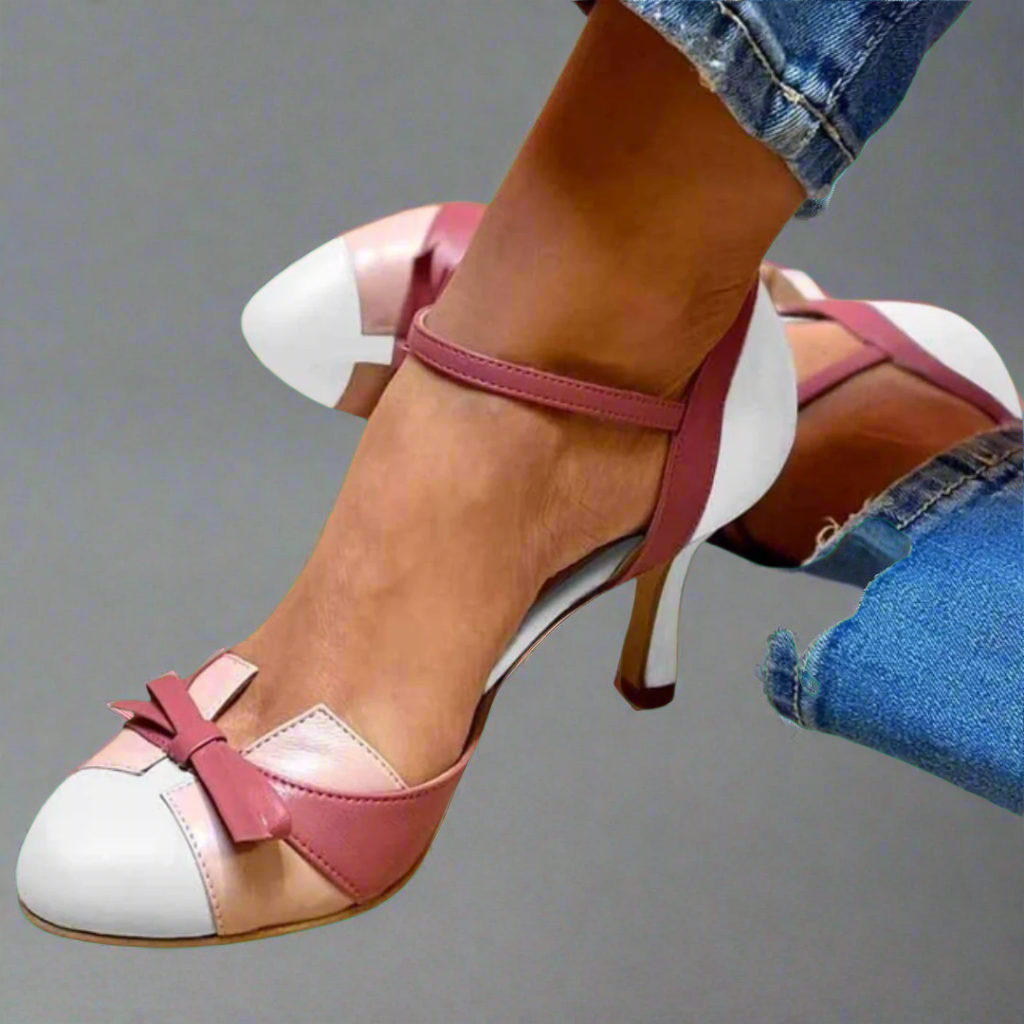 Dalia | Multicolored Strap Pumps