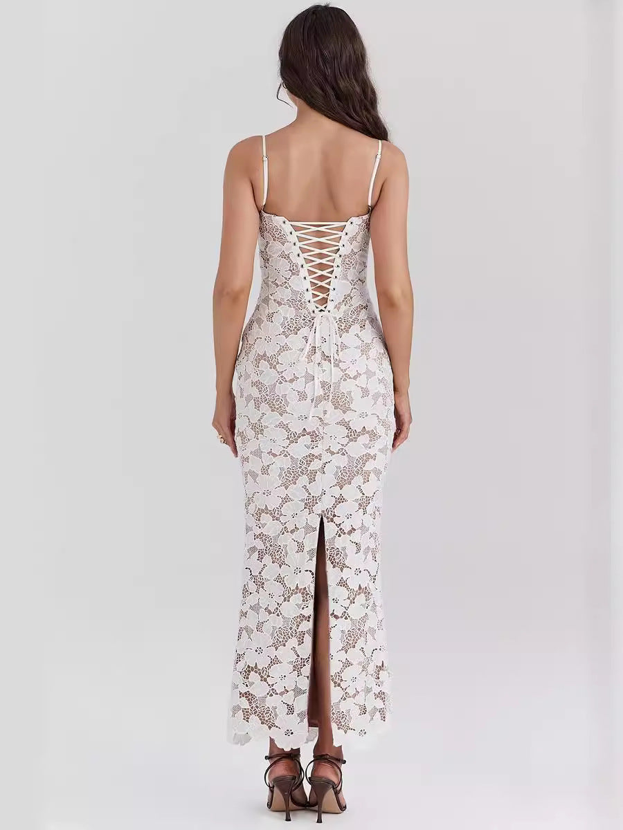 Fema- Pearl Blossom Maxi Dress