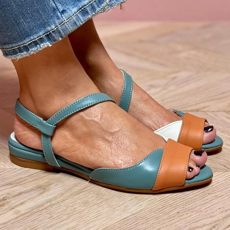 Elena | Color-Block Sandals