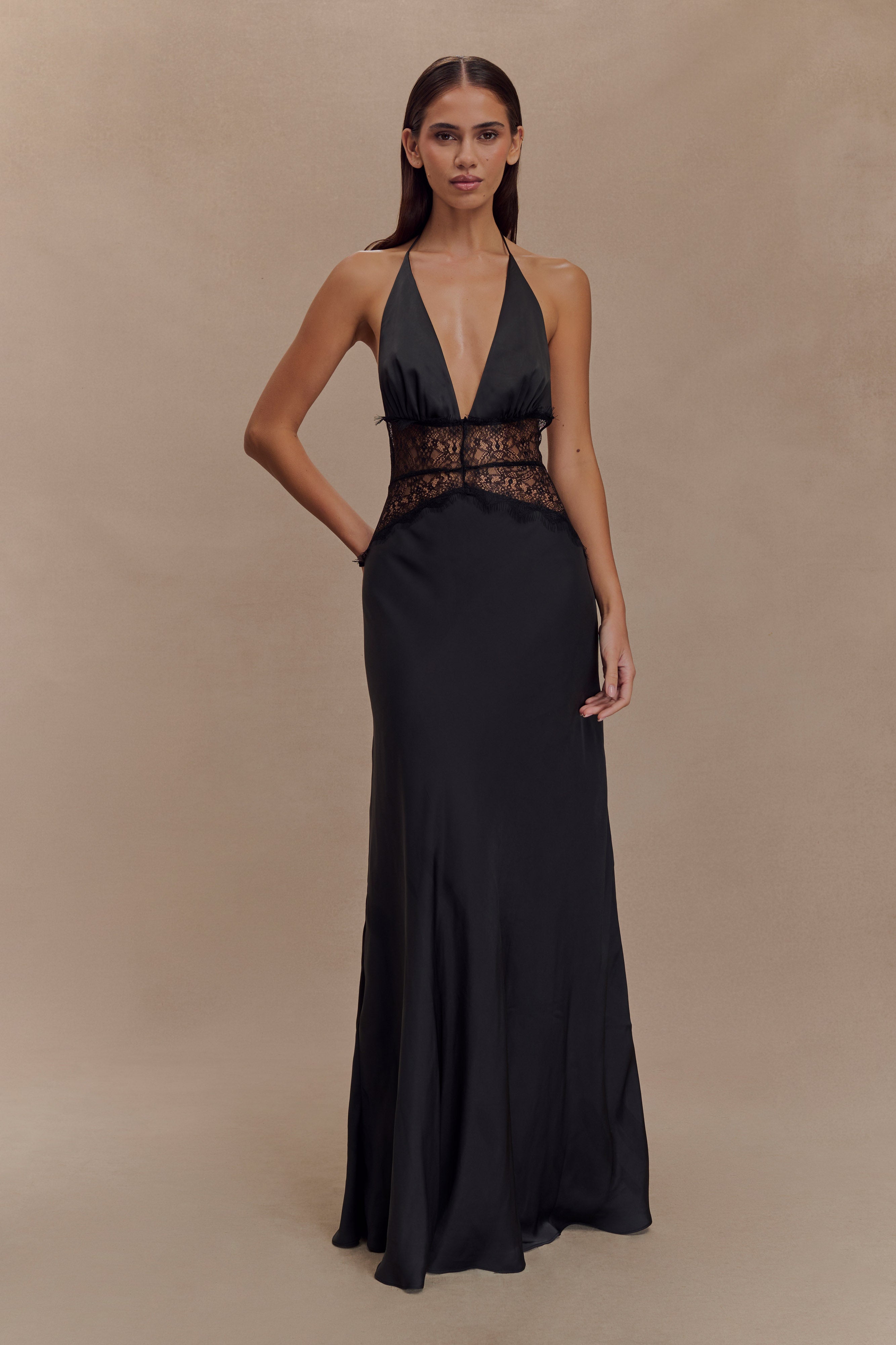 Ashley lace and satin dress