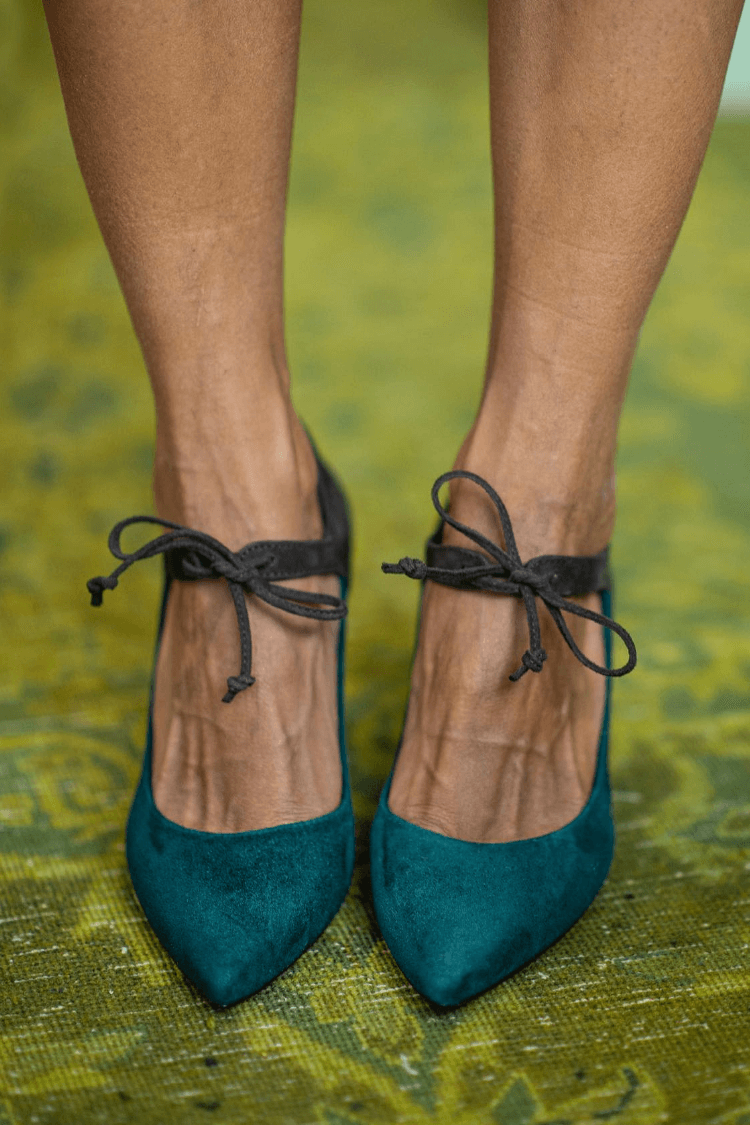 Lucrezia | Lace-Up Ankle Pumps