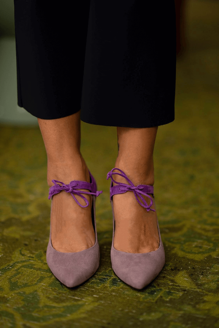 Lucrezia | Lace-Up Ankle Pumps