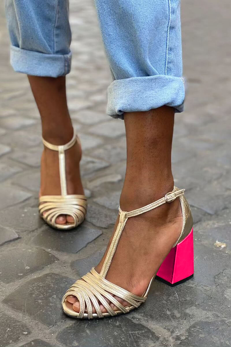 Lucrezia | Elegant T-Strap Sandals