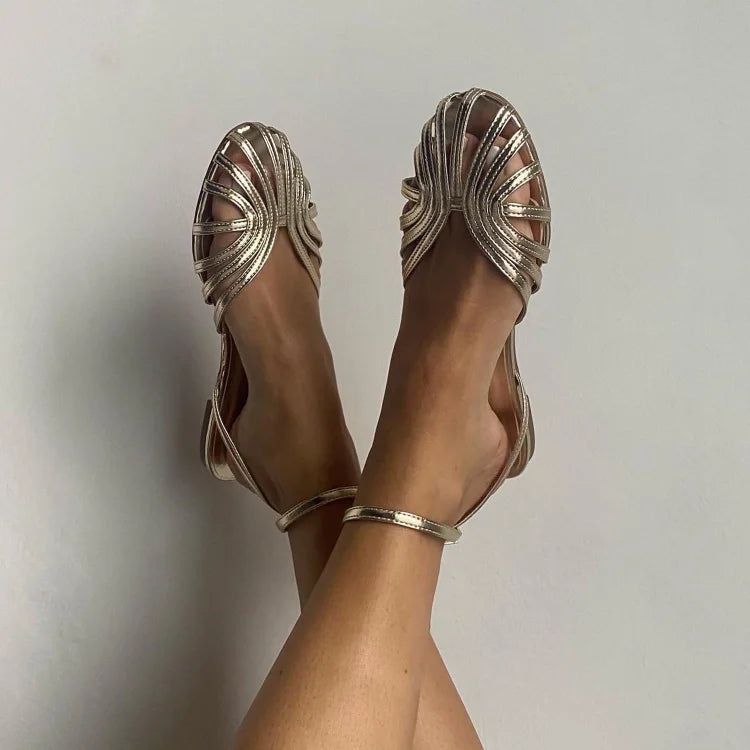 Isotta | Woven flat sandals