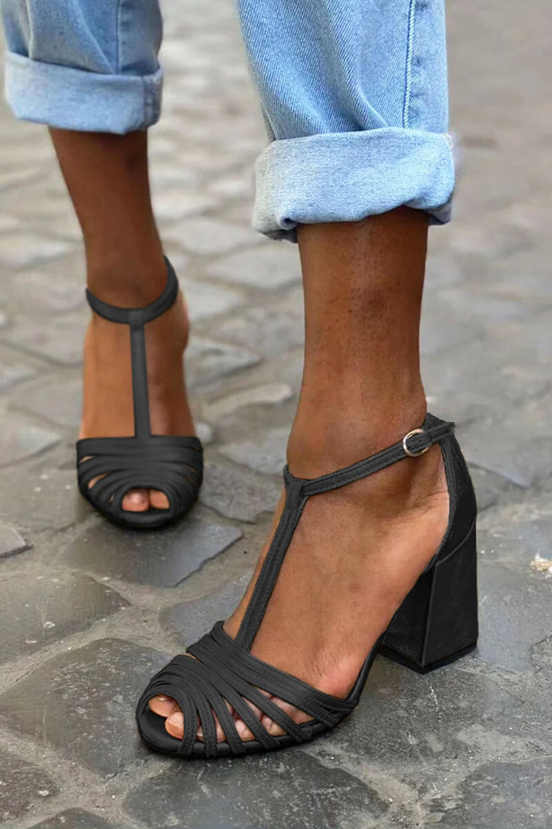 Lucrezia | Elegant T-Strap Sandals