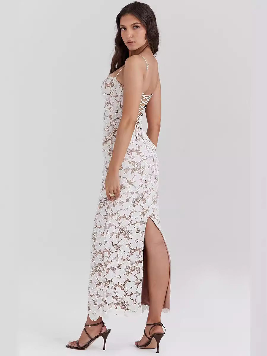 Fema- Pearl Blossom Maxi Dress