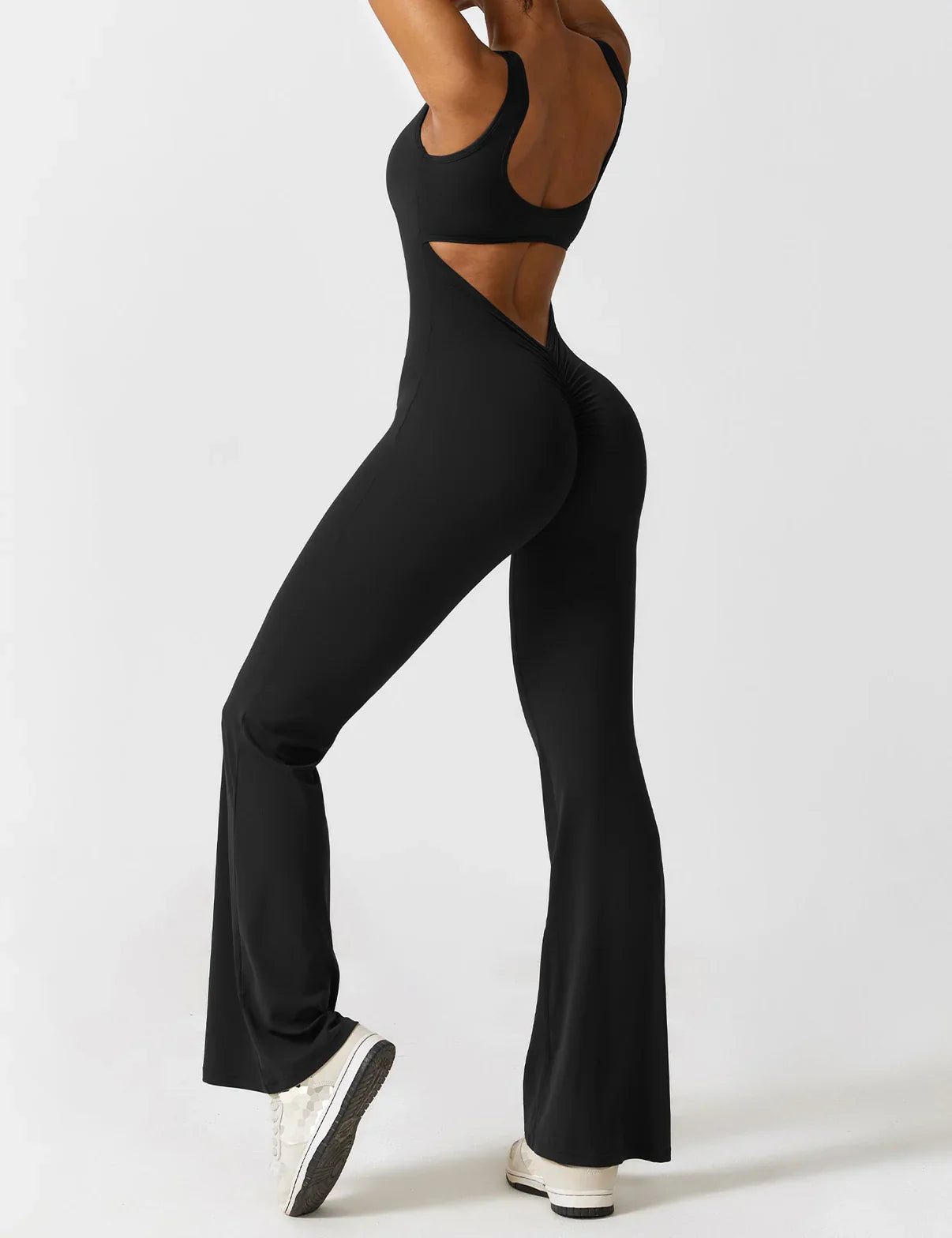 KIARA SleekLift - Sleeveless Flare Jumpsuit