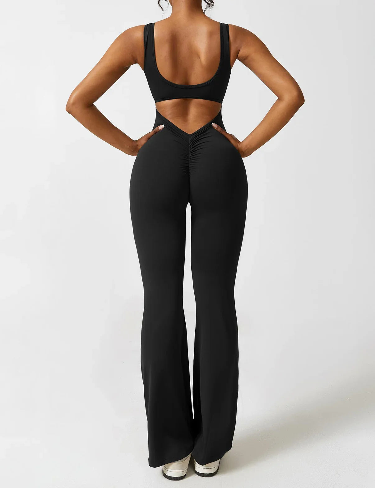 KIARA SleekLift - Sleeveless Flare Jumpsuit