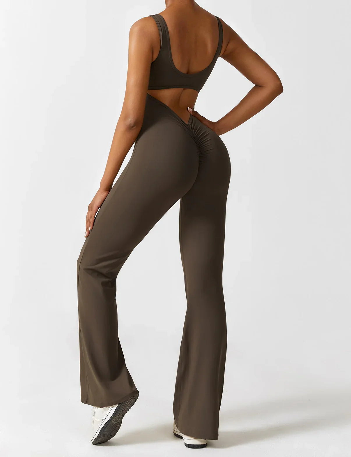 KIARA SleekLift - Sleeveless Flare Jumpsuit