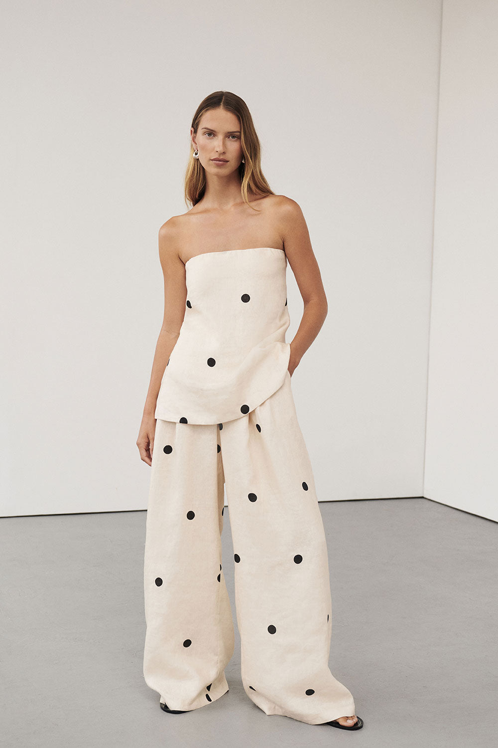Polka Dot Pants Set | Jolie |
