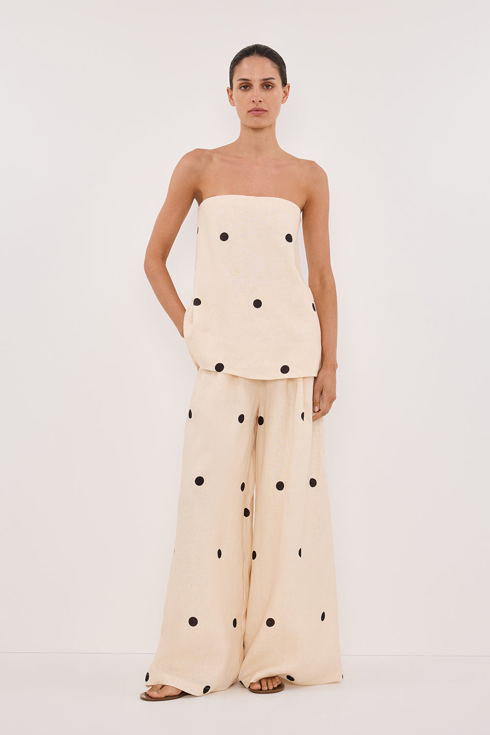 Polka Dot Pants Set | Jolie |