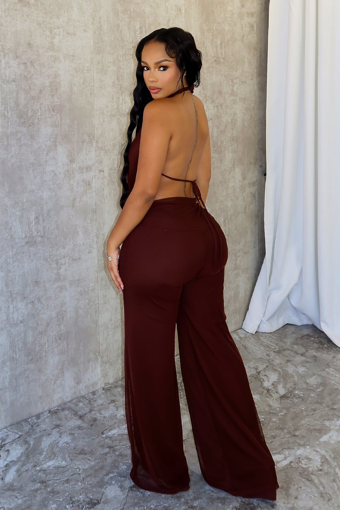 Deimante - Cowl Neck Jumpsuit