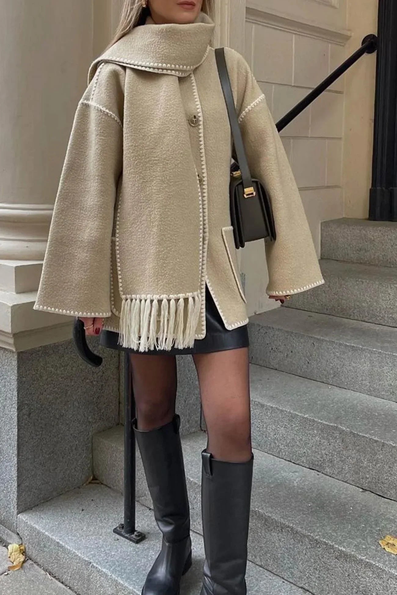Jolie Scarf Coat