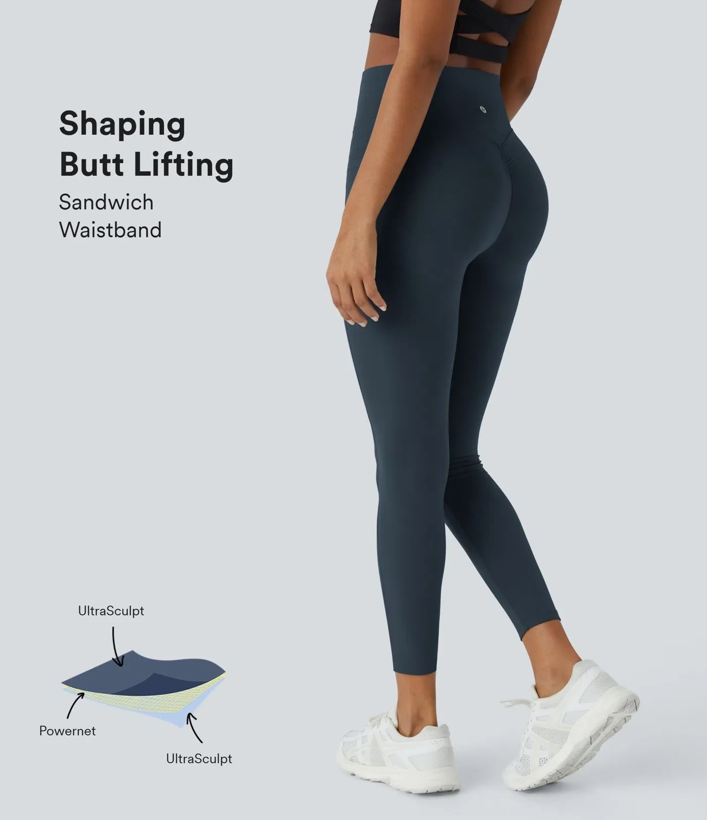 High-Waisted Butt Lifting Sculpting Leggings