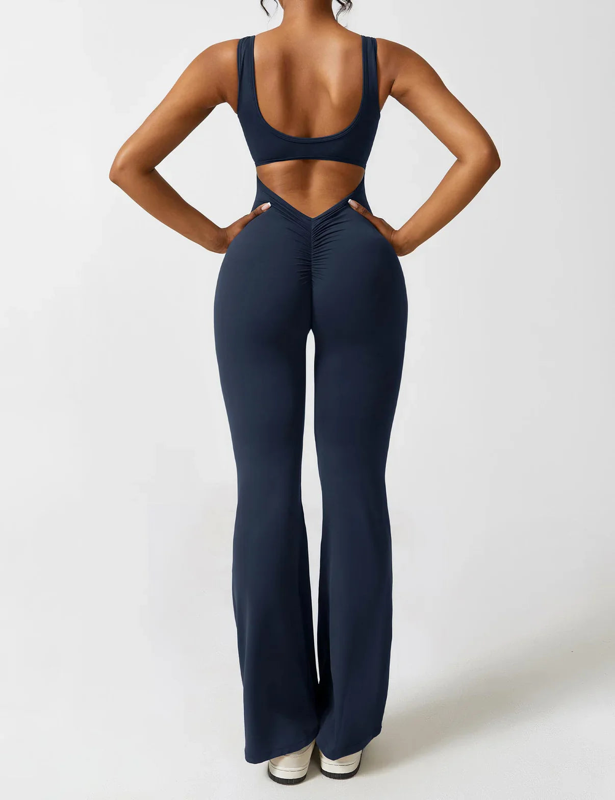 KIARA SleekLift - Sleeveless Flare Jumpsuit