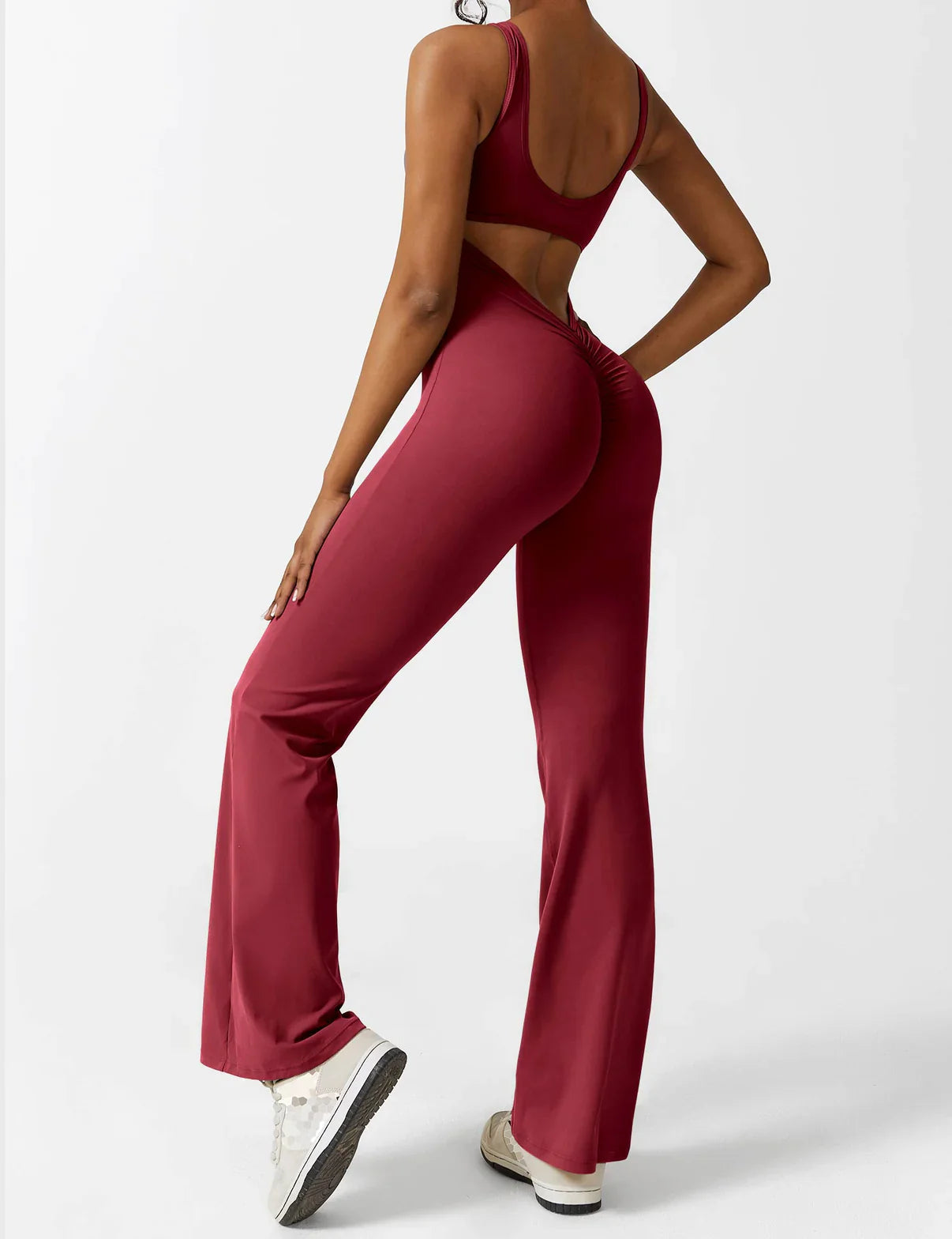 KIARA SleekLift - Sleeveless Flare Jumpsuit