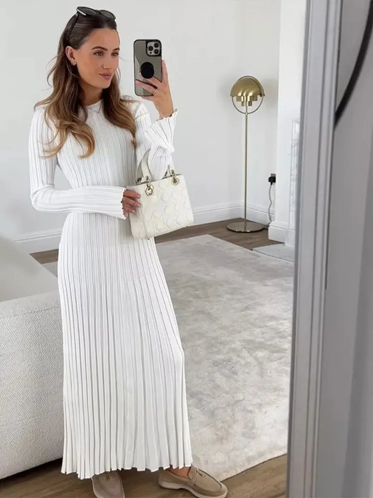 Jen - Elegant mesh maxi dress