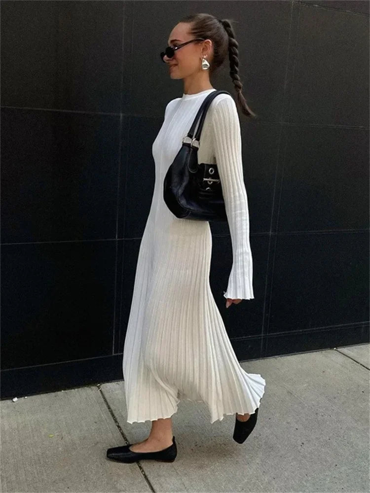 Jen - Elegant mesh maxi dress