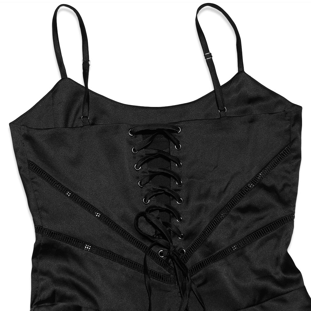 ANABEL LONG BLACK DRESS