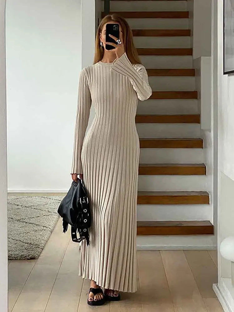 Jen - Elegant mesh maxi dress